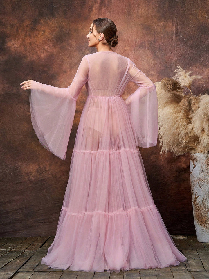 Rochi maxi SHEIN, roz