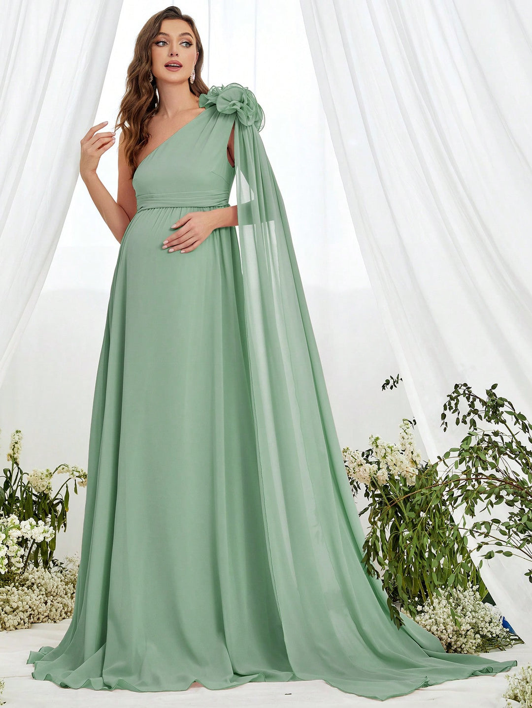 Rochie SHEIN, verde