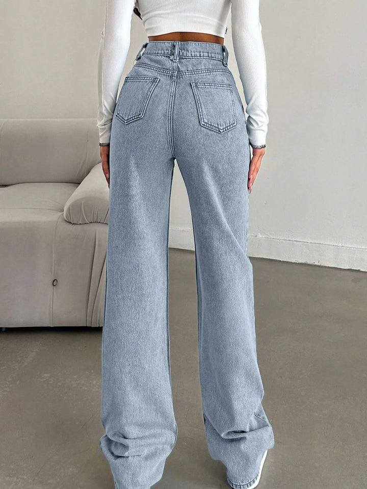 Jeans SHEIN, turcoaz