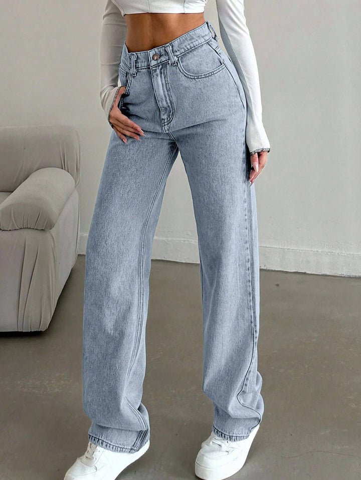 Jeans SHEIN, turcoaz