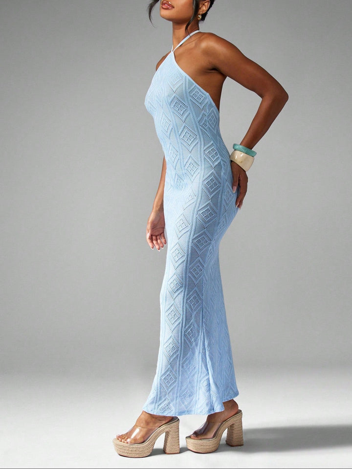 Rochie maxi SHEIN, albastru
