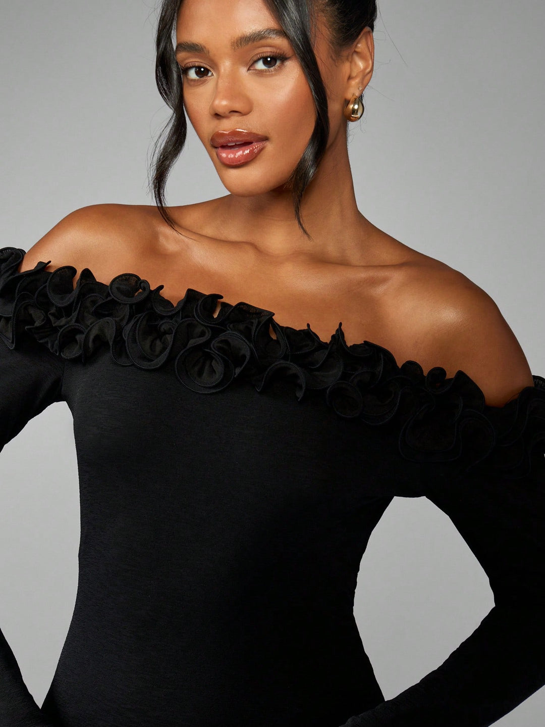 Rochie maxi SHEIN, negru