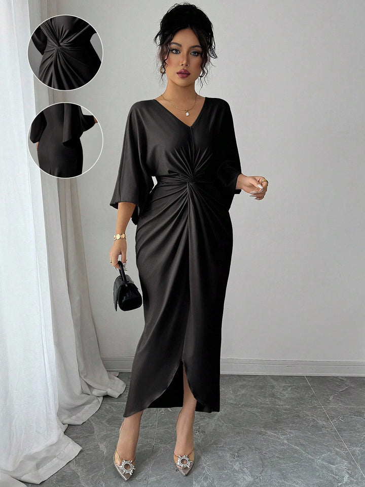 Rochie maxi SHEIN, negru