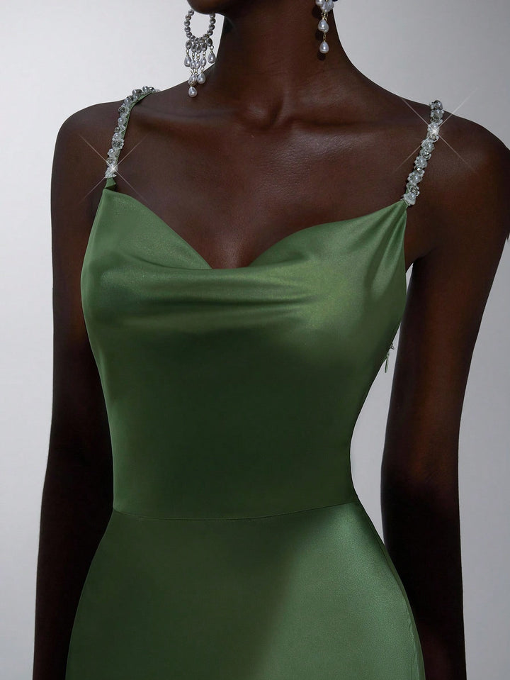 Rochie maxi SHEIN, verde