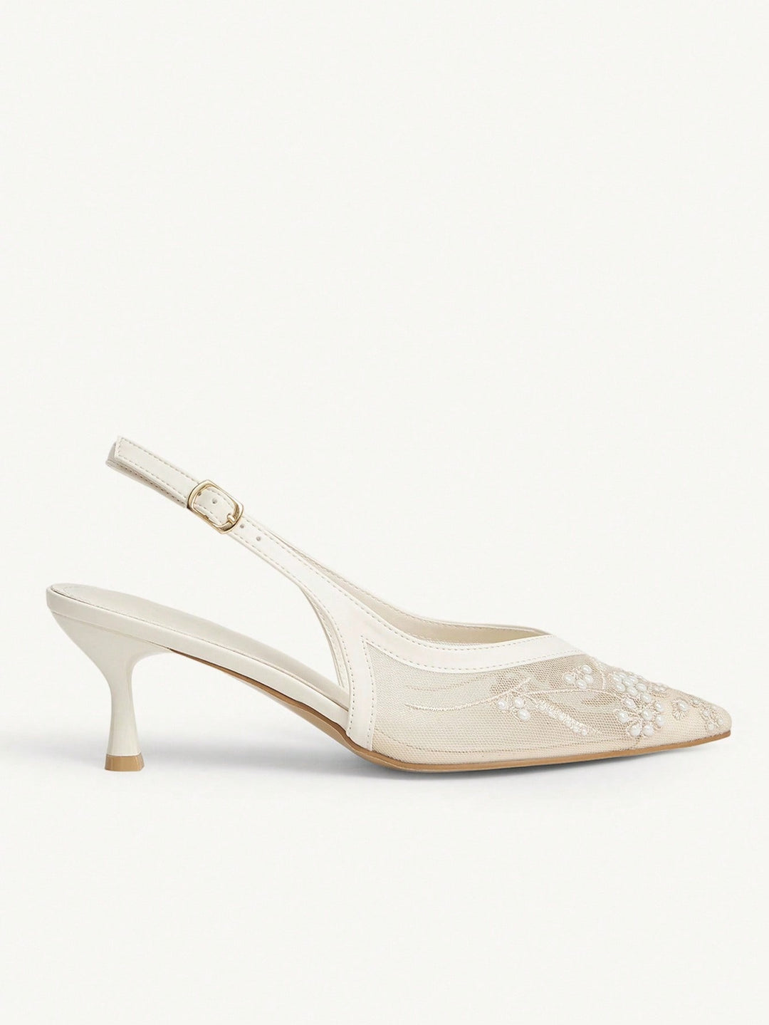 Pantofi cu toc SHEIN, bej