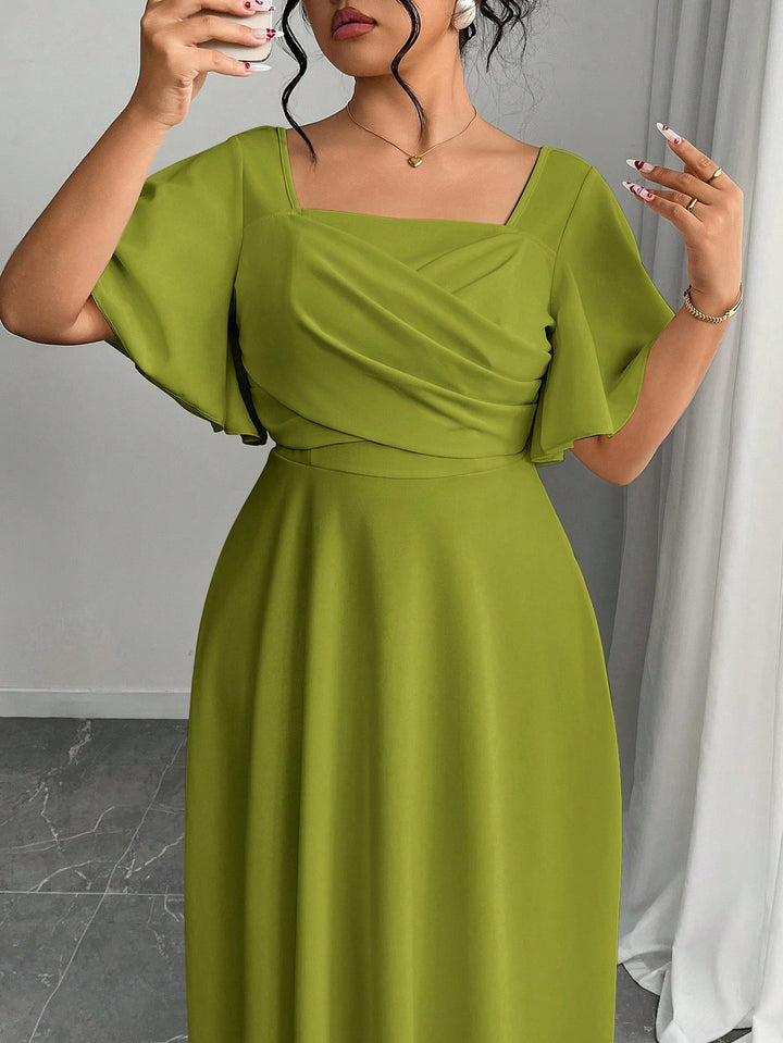 SHEIN zöld maxi ruha