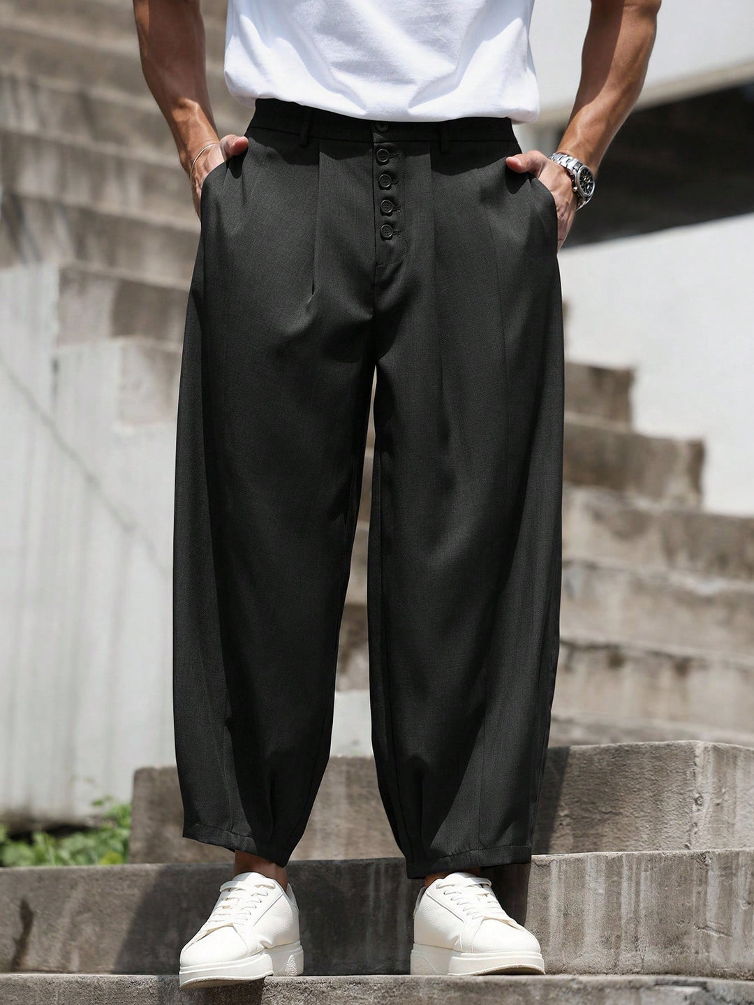 Pantaloni Shein, negru