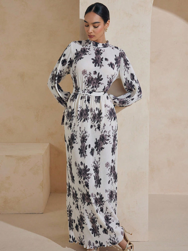 SHEIN maxi ruha, krémszínű