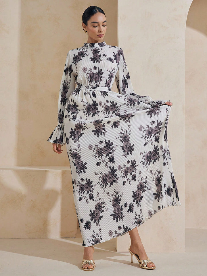 SHEIN maxi ruha, krémszínű