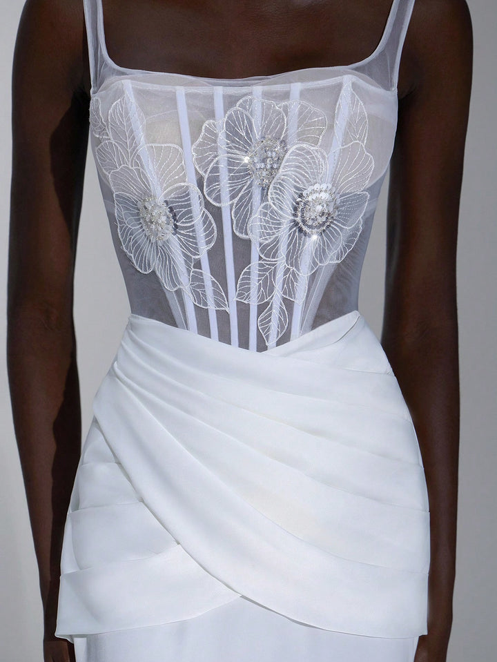 Rochie de mireasă SHEIN, bej