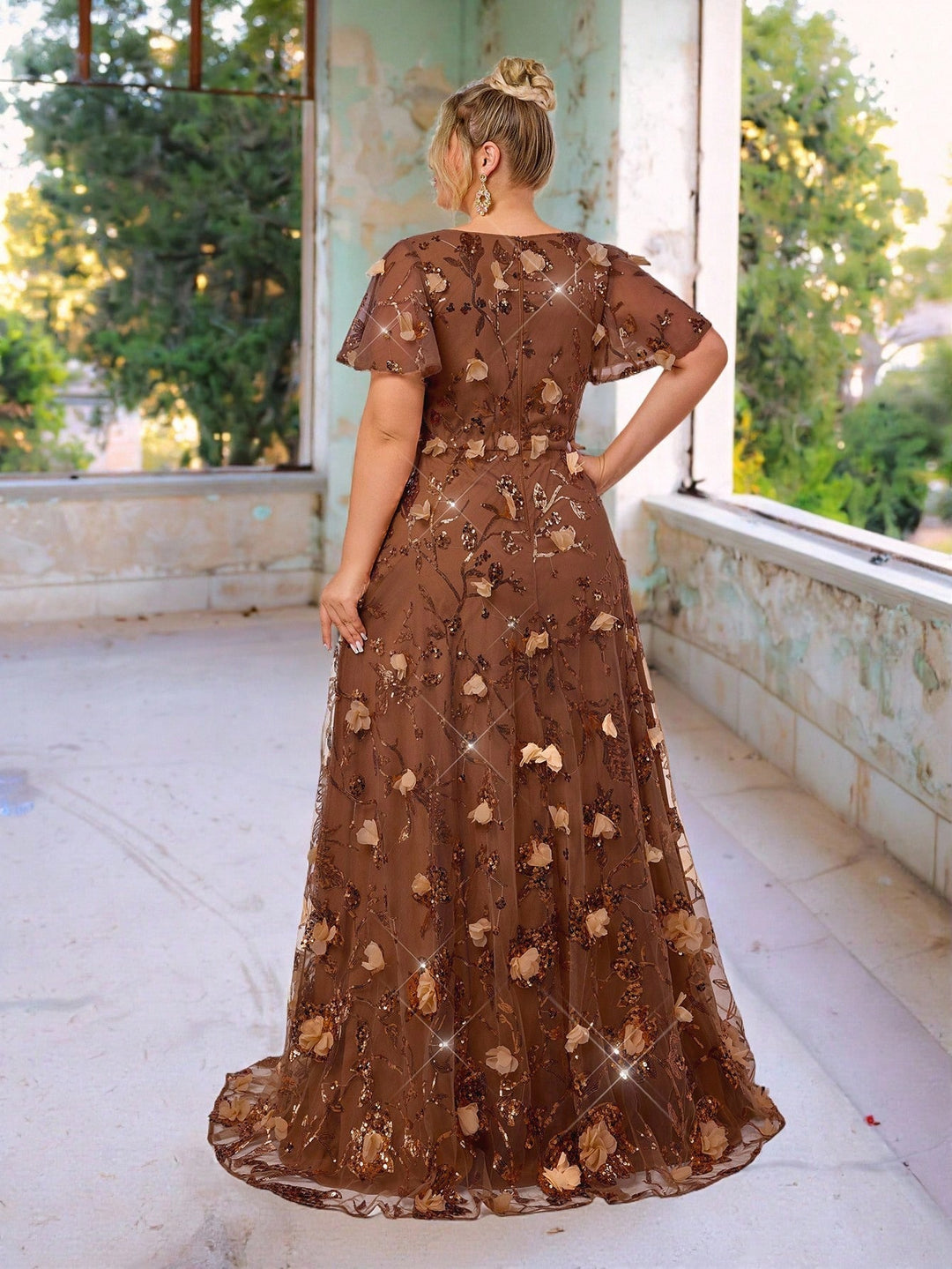Rochie SHEIN, maro