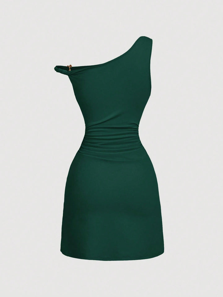 Rochie scurtă SHEIN, verde