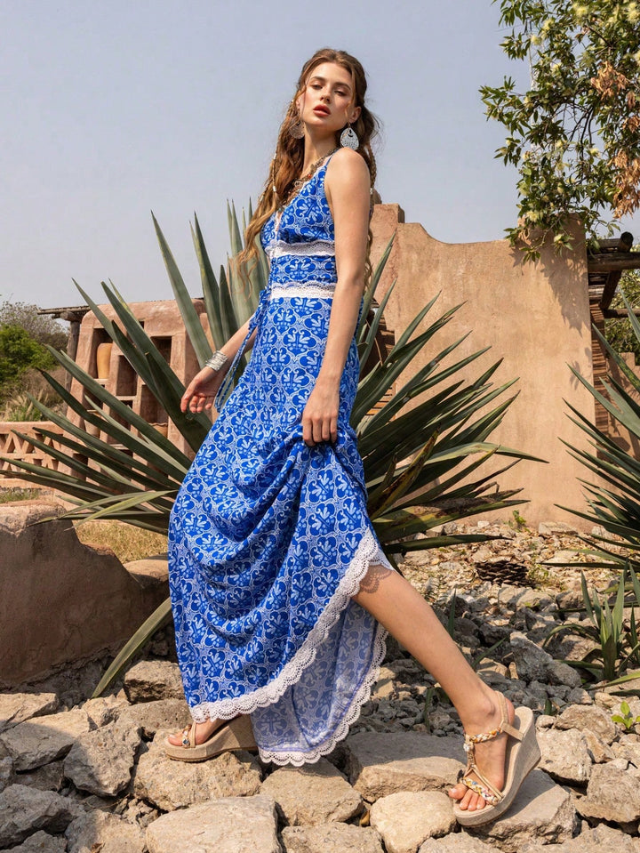 Rochie maxi SHEIN, mix culori
