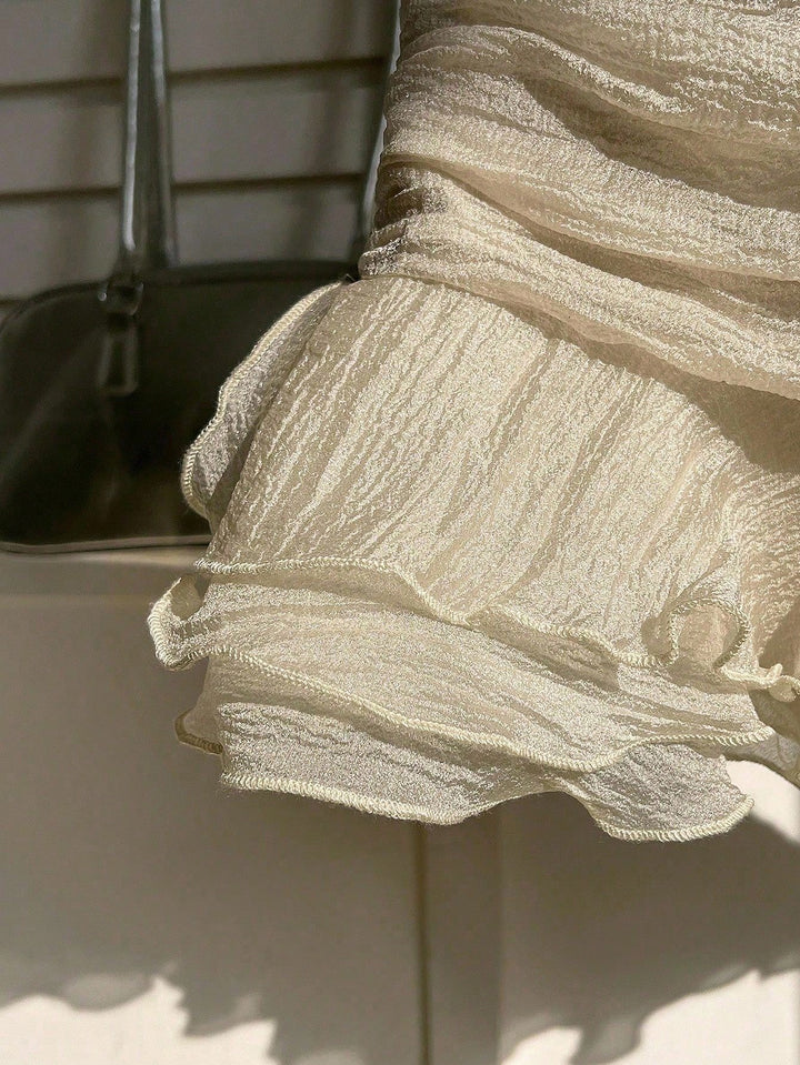 Fustă pantalon SHEIN, bej