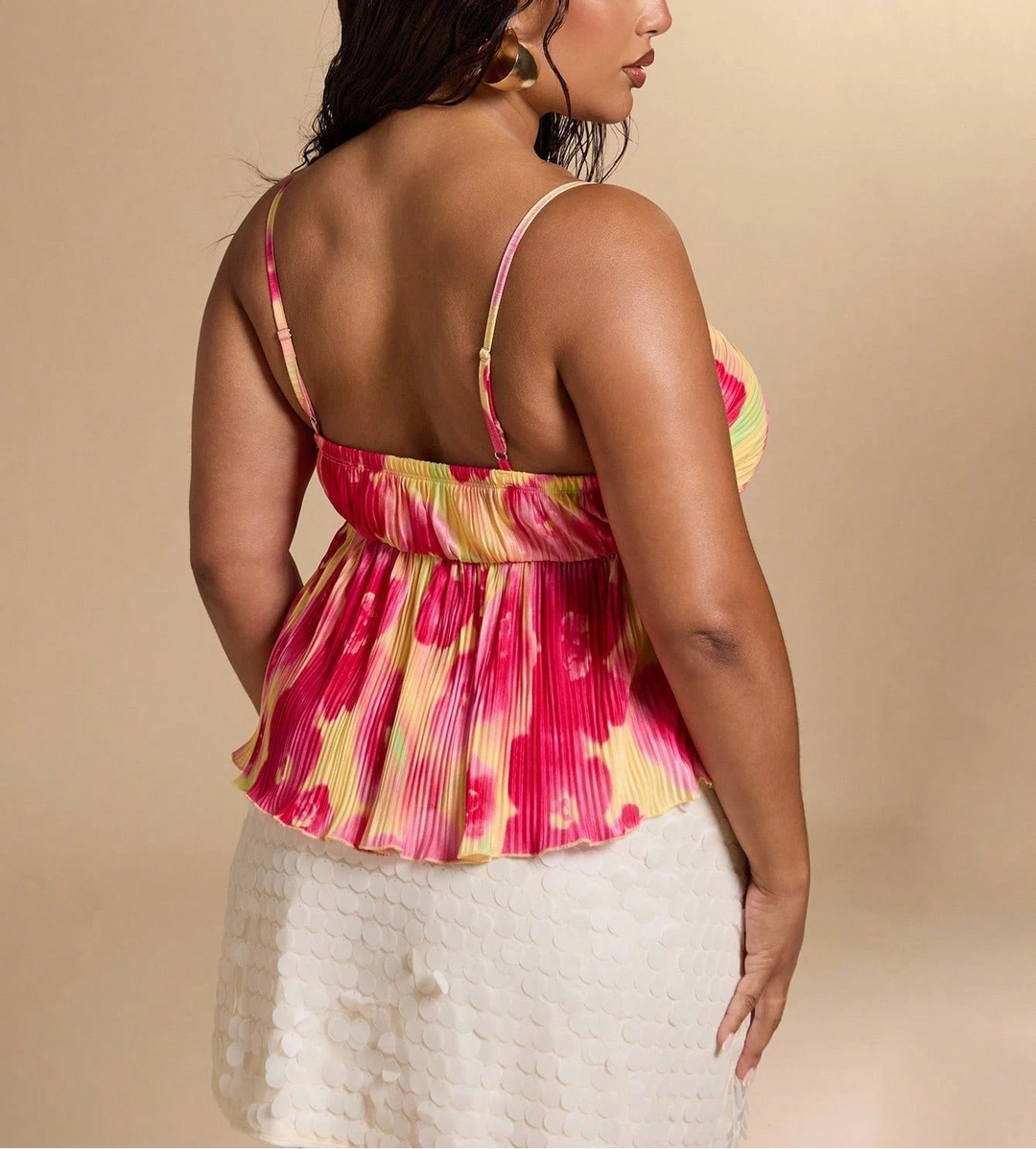 Top Shein Curve+, mix culori