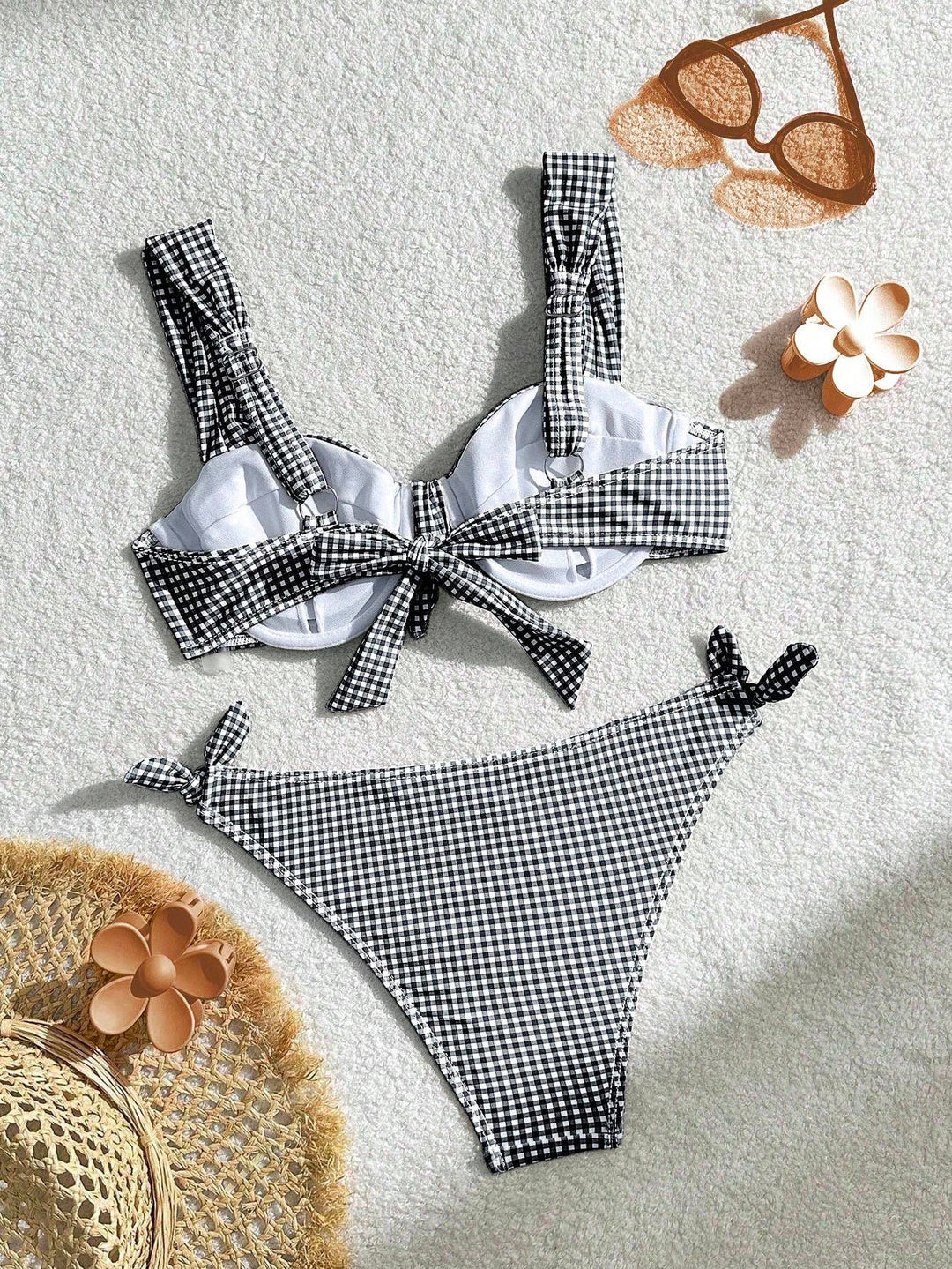 Costum de baie SHEIN, mix culori