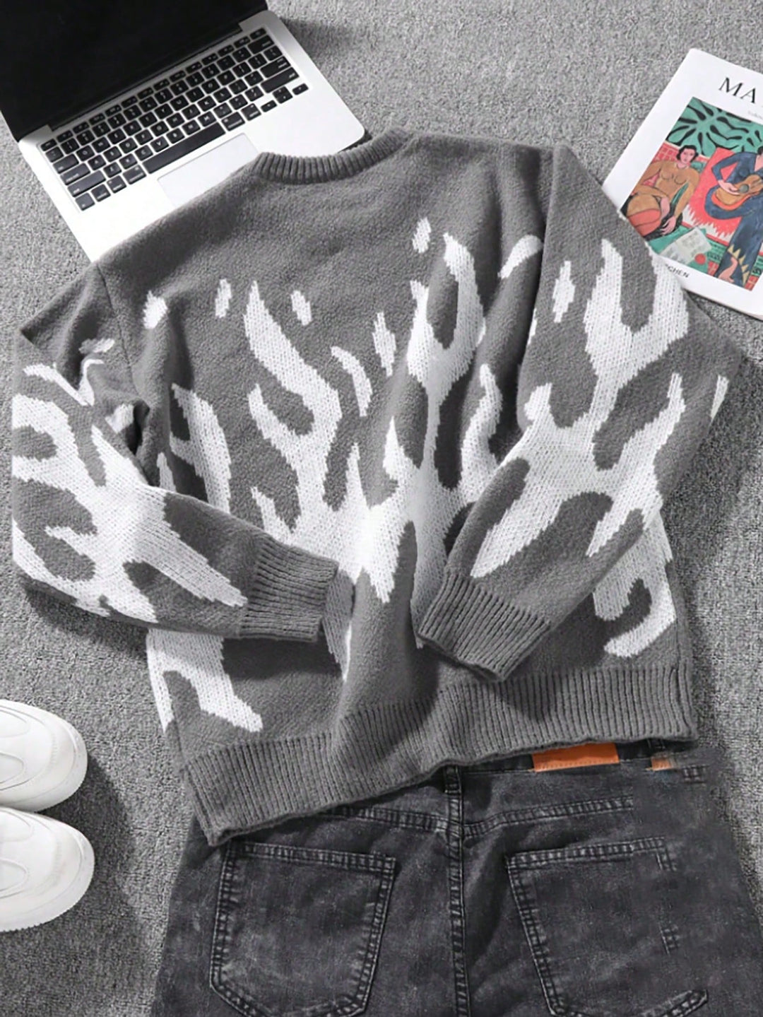Pulover SHEIN, gri