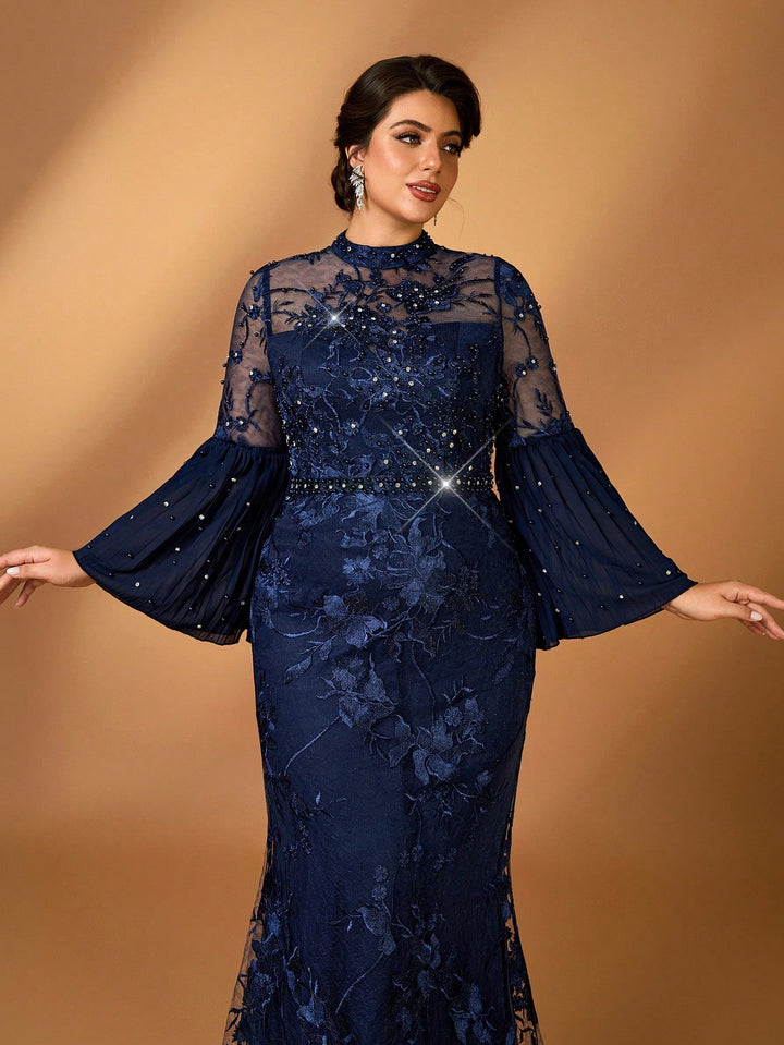 Rochie de ocazie SHEIN, albastru