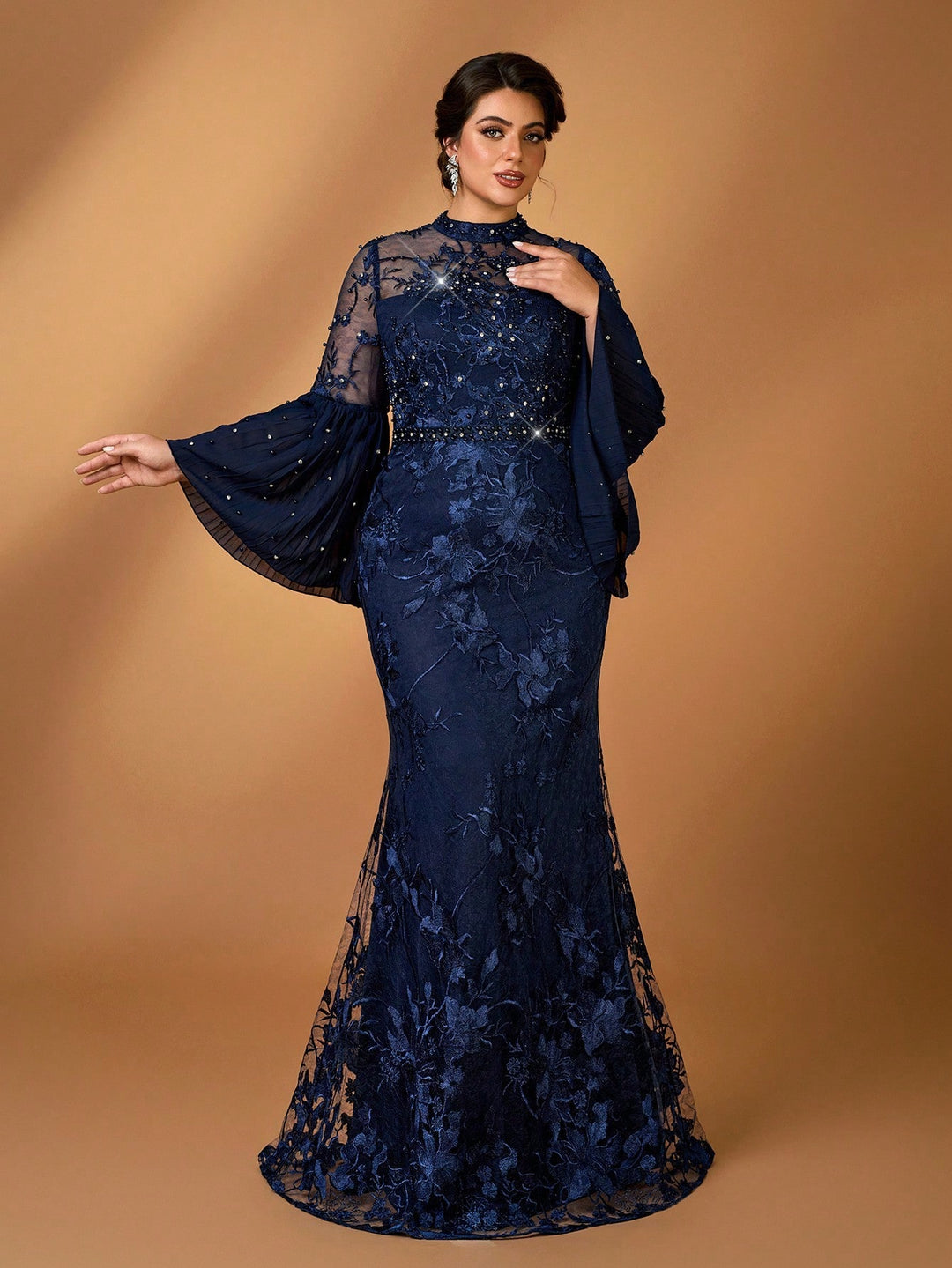 Rochie de ocazie SHEIN, albastru