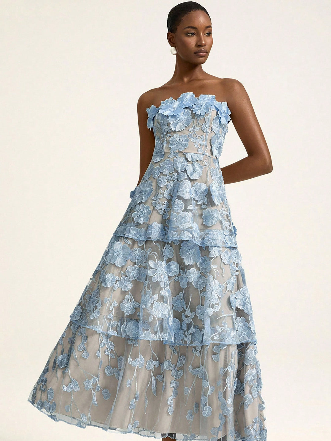 Rochie maxi SHEIN, albastru