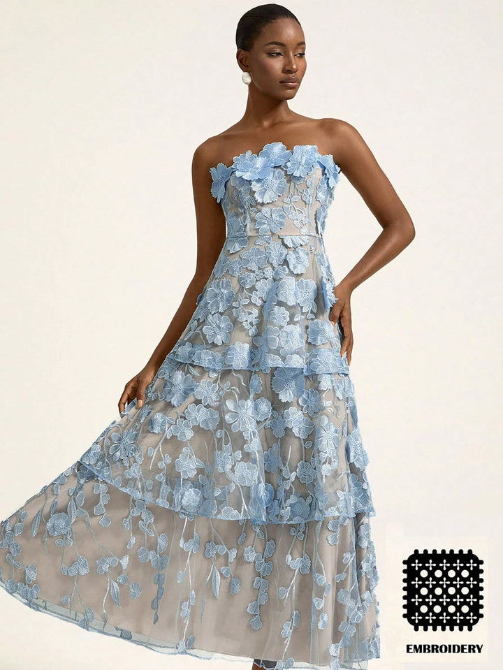 Rochie maxi SHEIN, albastru