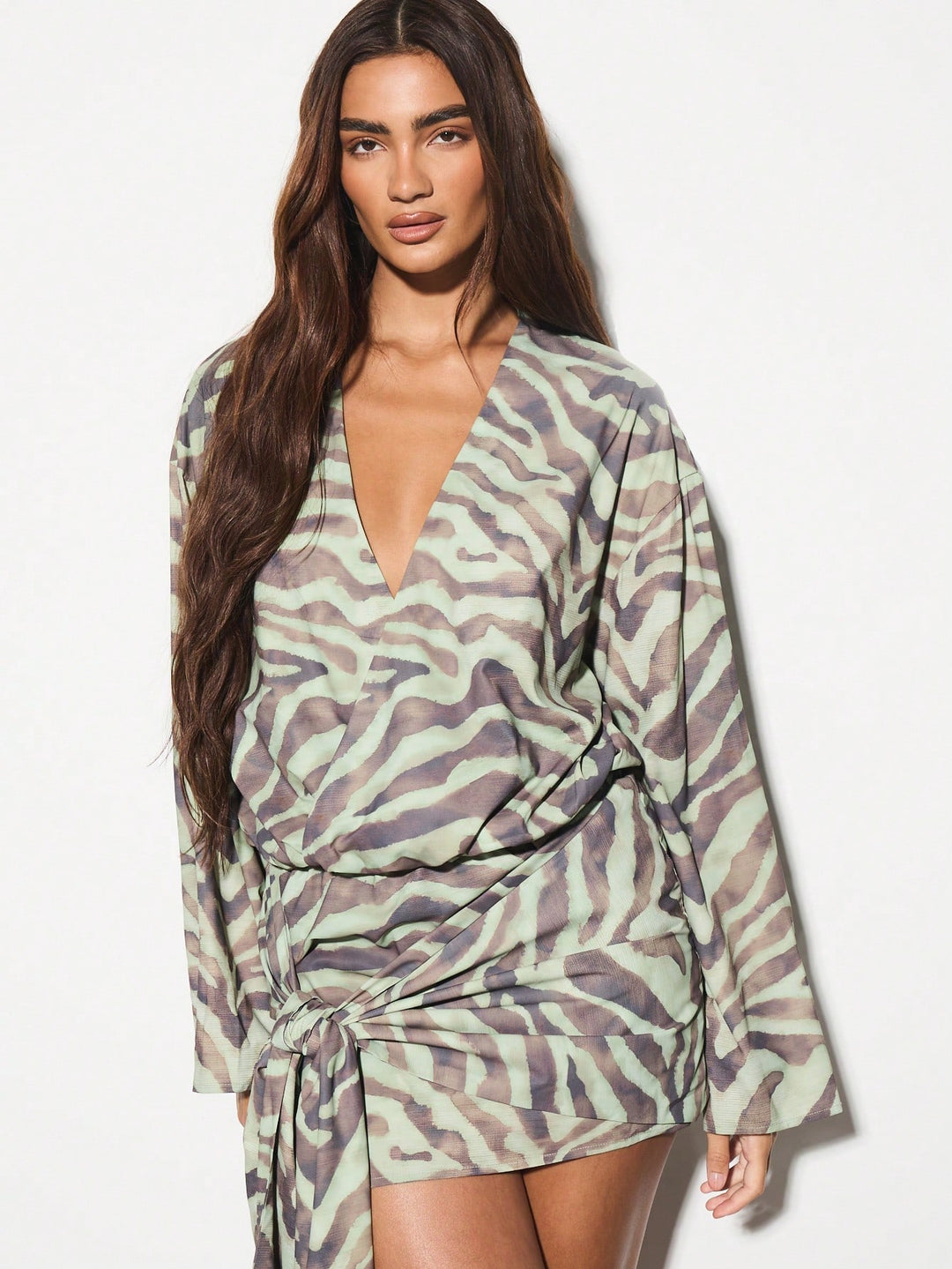Rochie mini SHEIN, verde