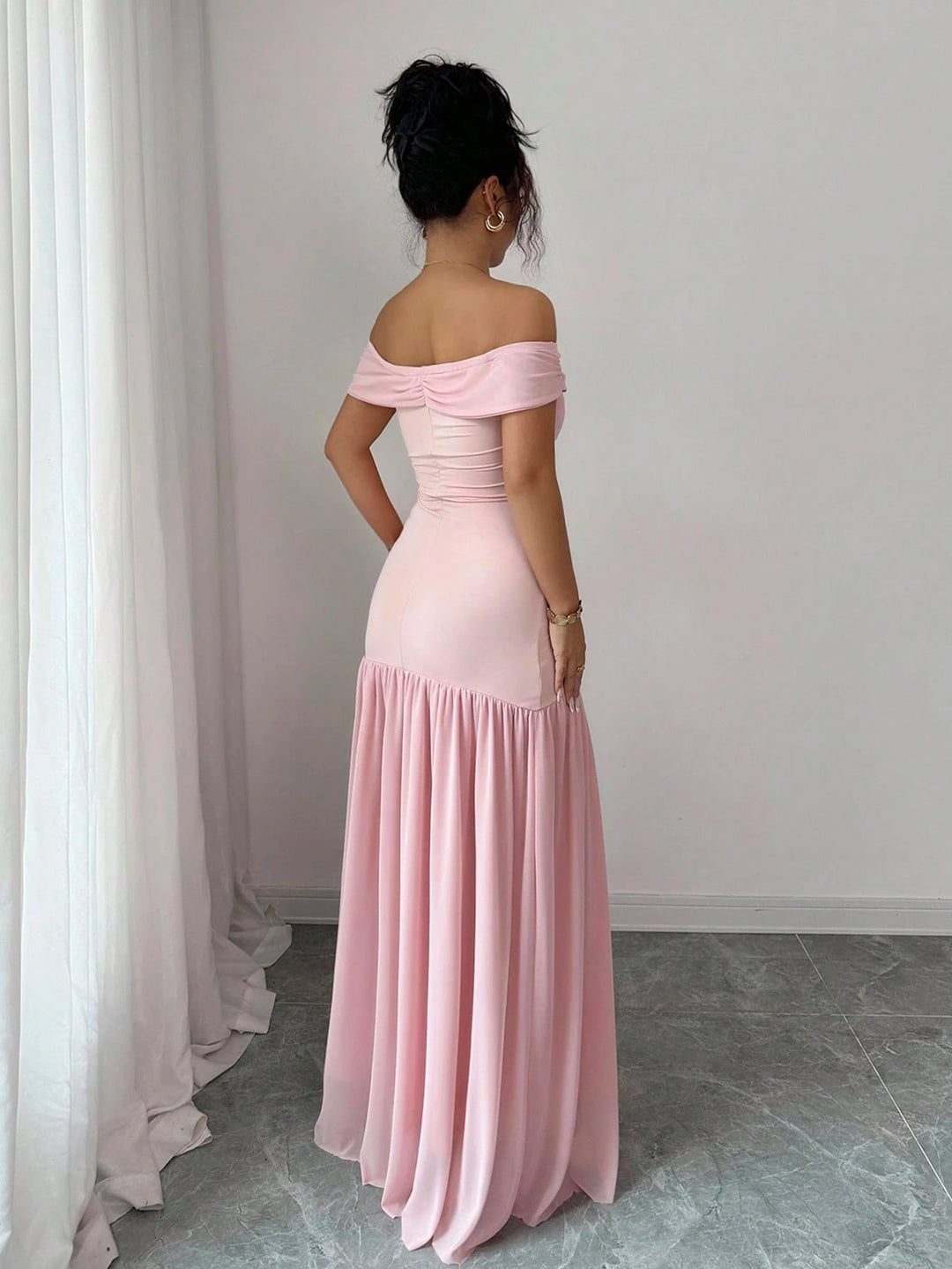 Rochie maxi Shein, roz