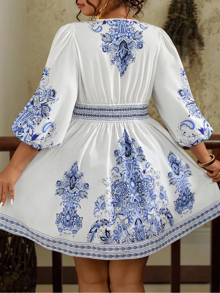 Rochie mini Shein Curve, mix culori