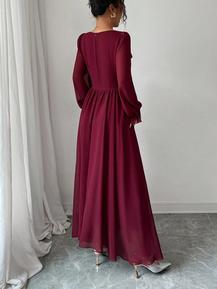 Rochie maxi SHEIN, vișiniu