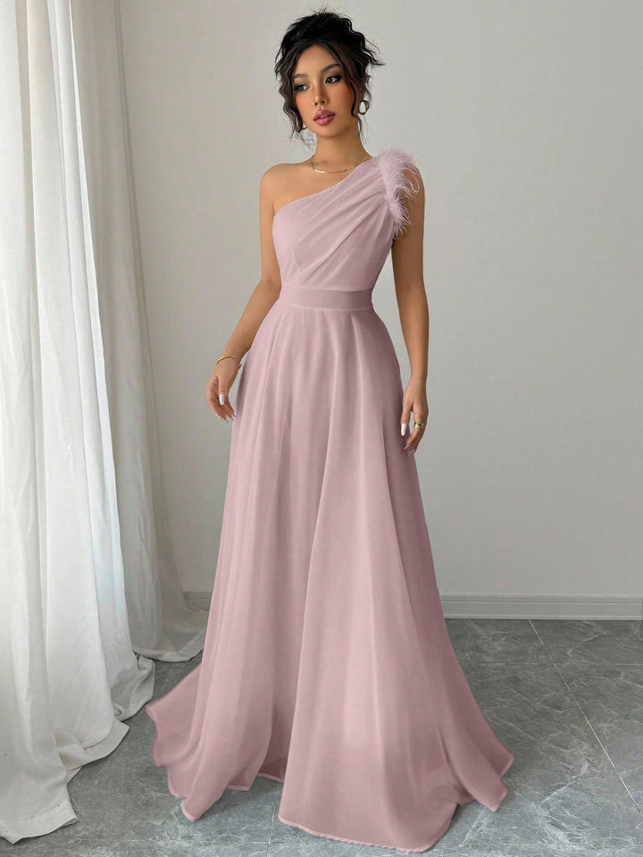 Rochie maxi SHEIN, roz