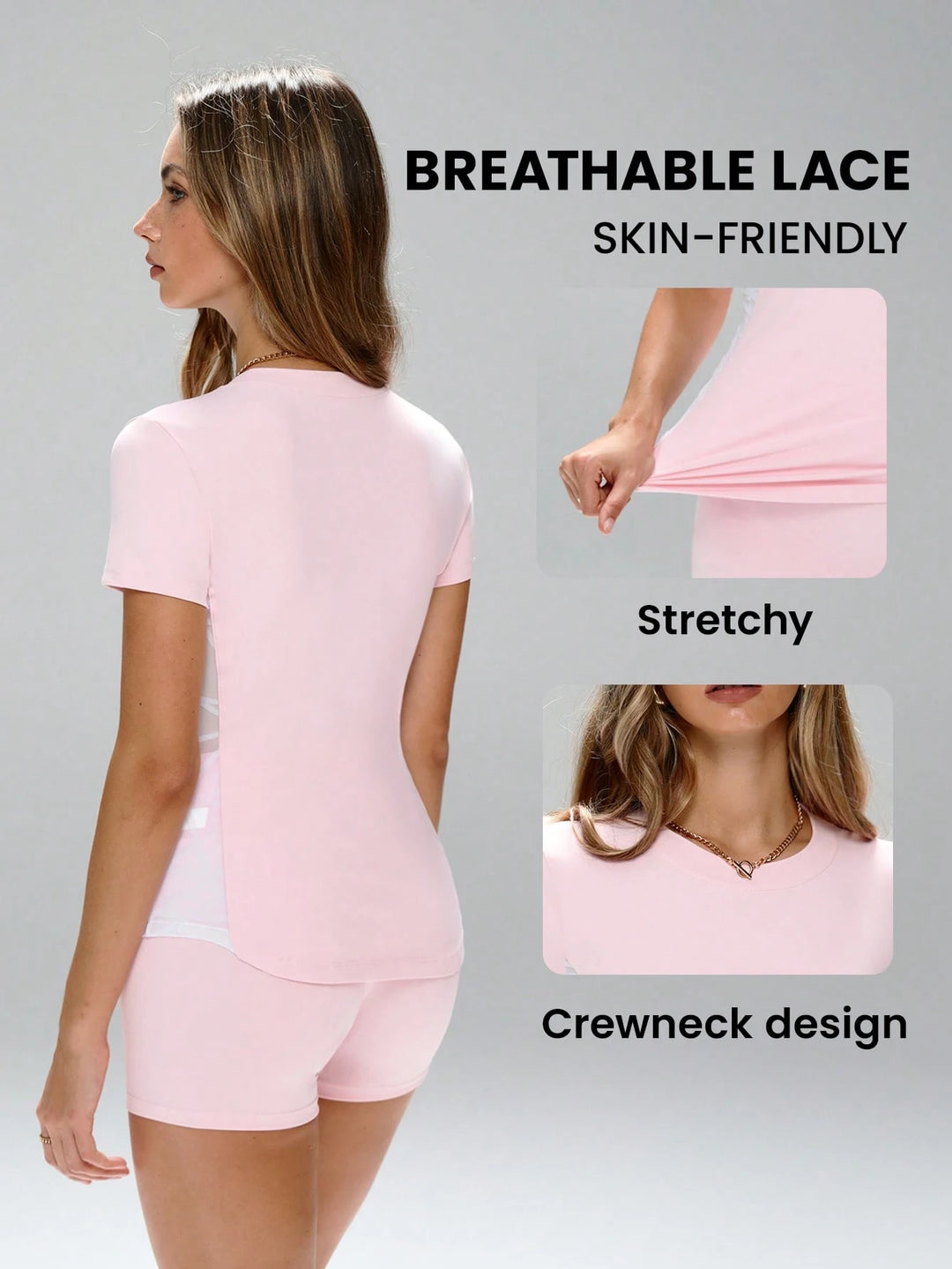 Tricou SHEIN, roz