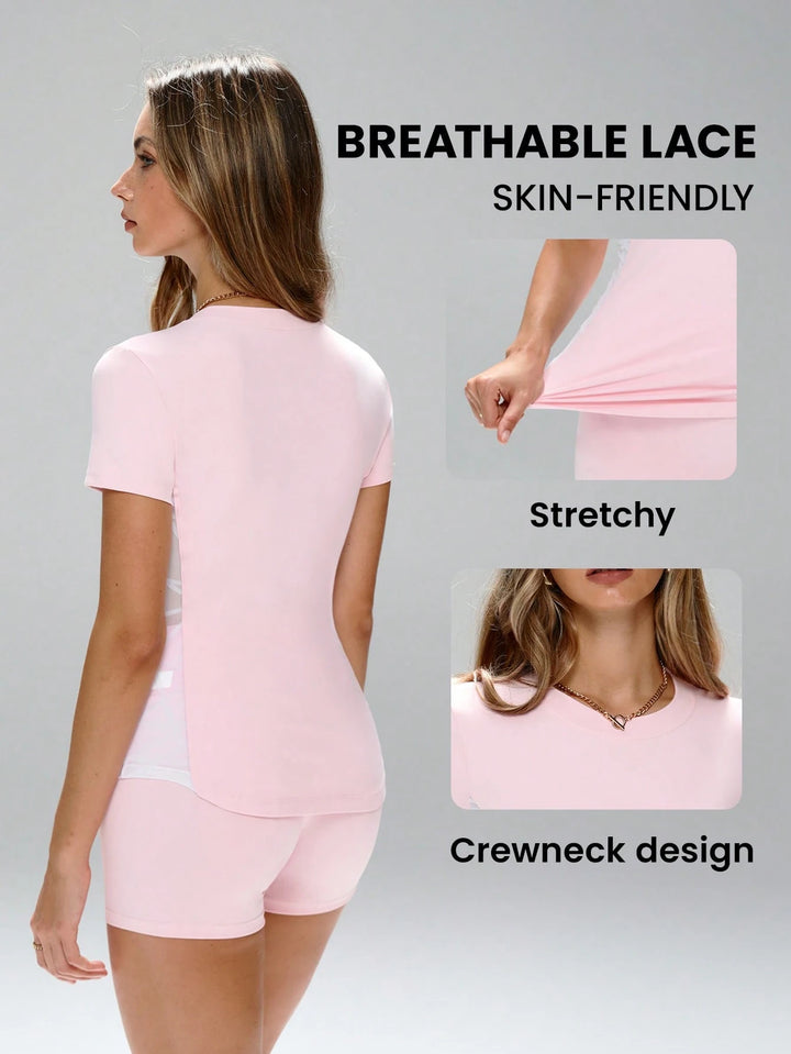 Tricou SHEIN, roz