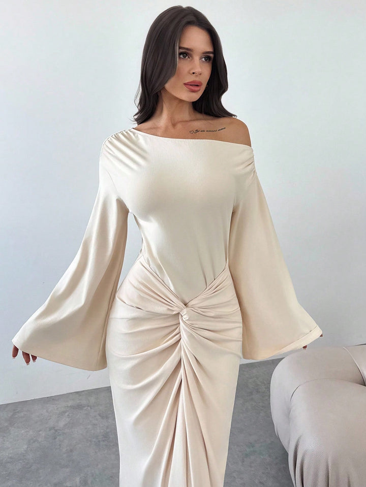 Rochie maxi SHEIN, portocaliu