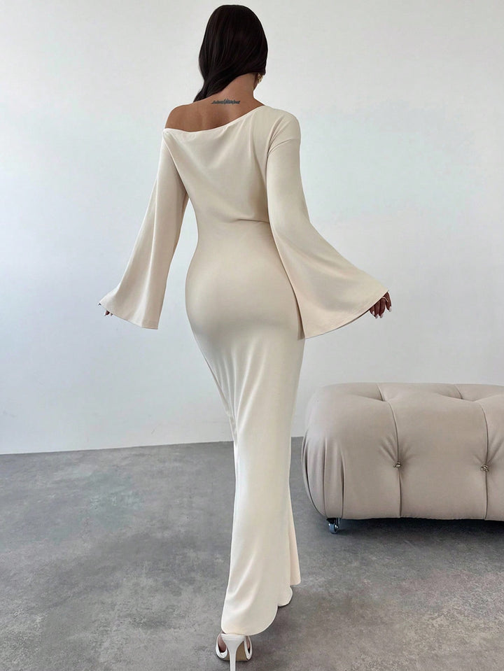 Rochie maxi SHEIN, portocaliu