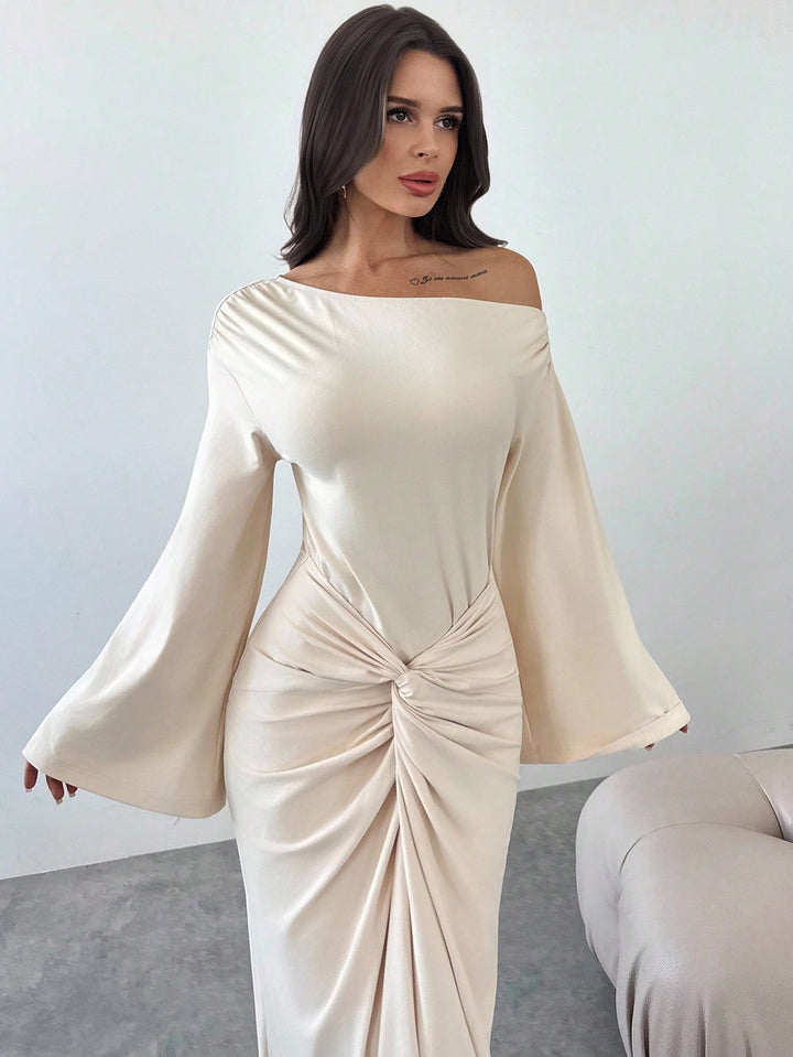 Rochie maxi SHEIN, portocaliu