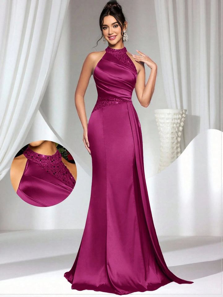 Rochie de ocazie SHEIN, mov