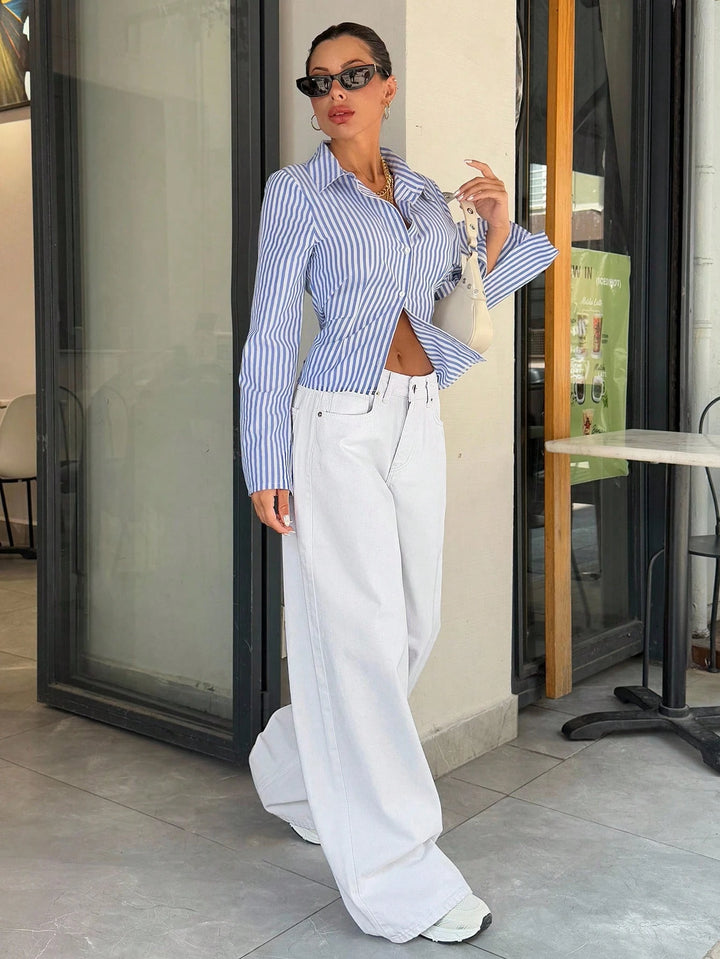 Jeans SHEIN, alb
