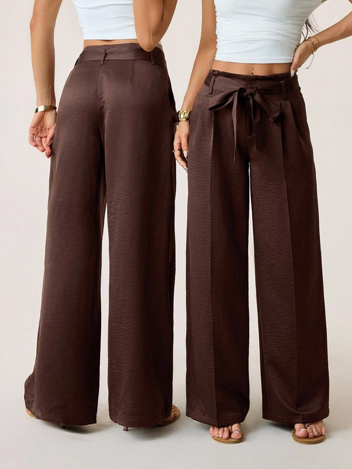 Pantalon SHEIN, maro