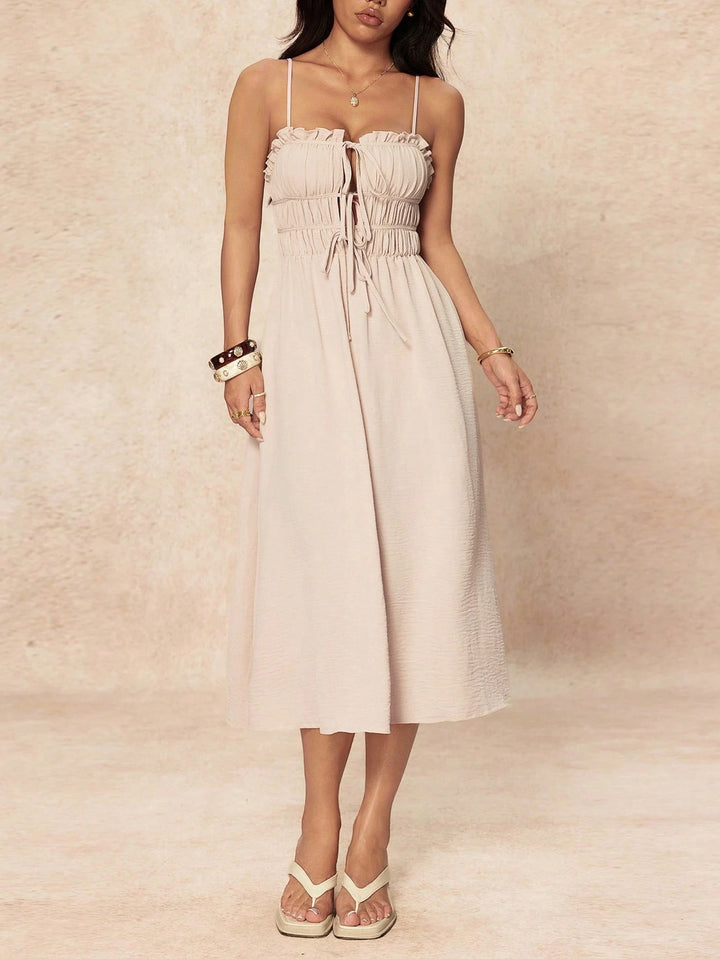 Rochie maxi Shein, bej