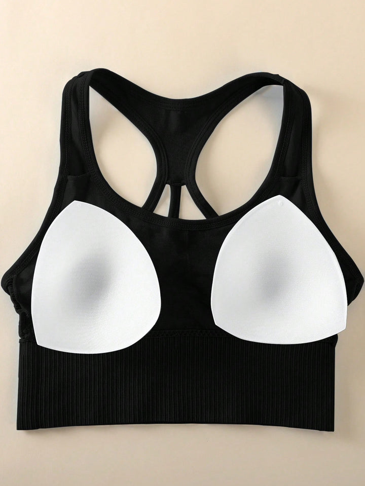 Bustieră sport SHEIN, negru