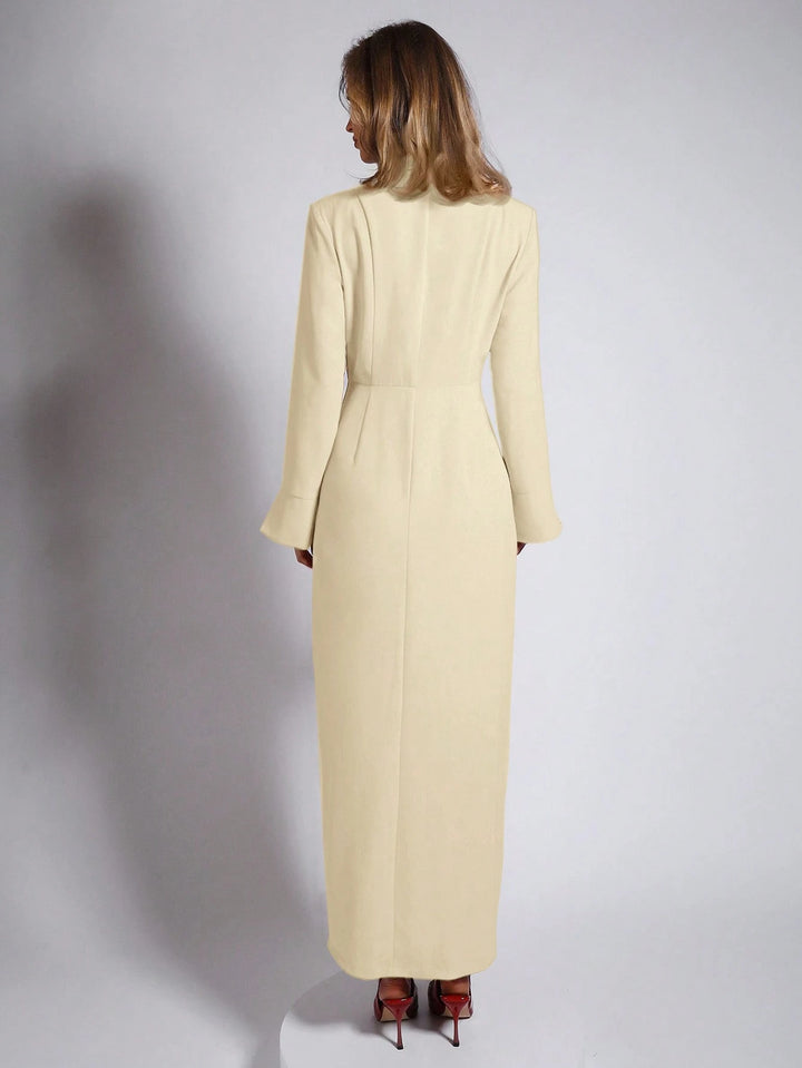 Shein maxi ruha, bézs