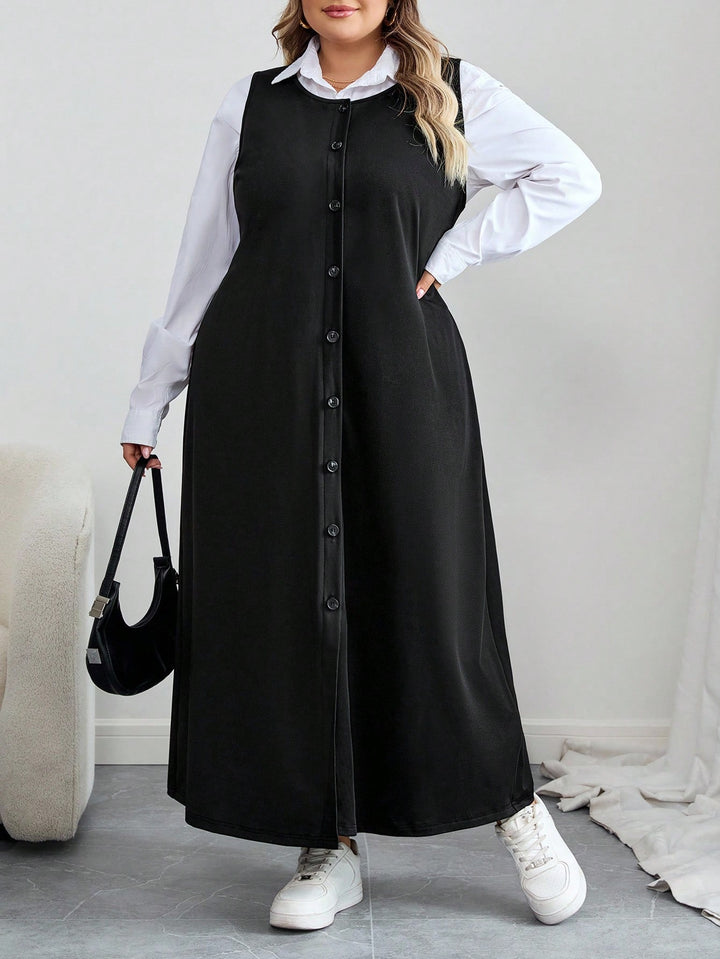 Rochie maxi SHEIN, negru