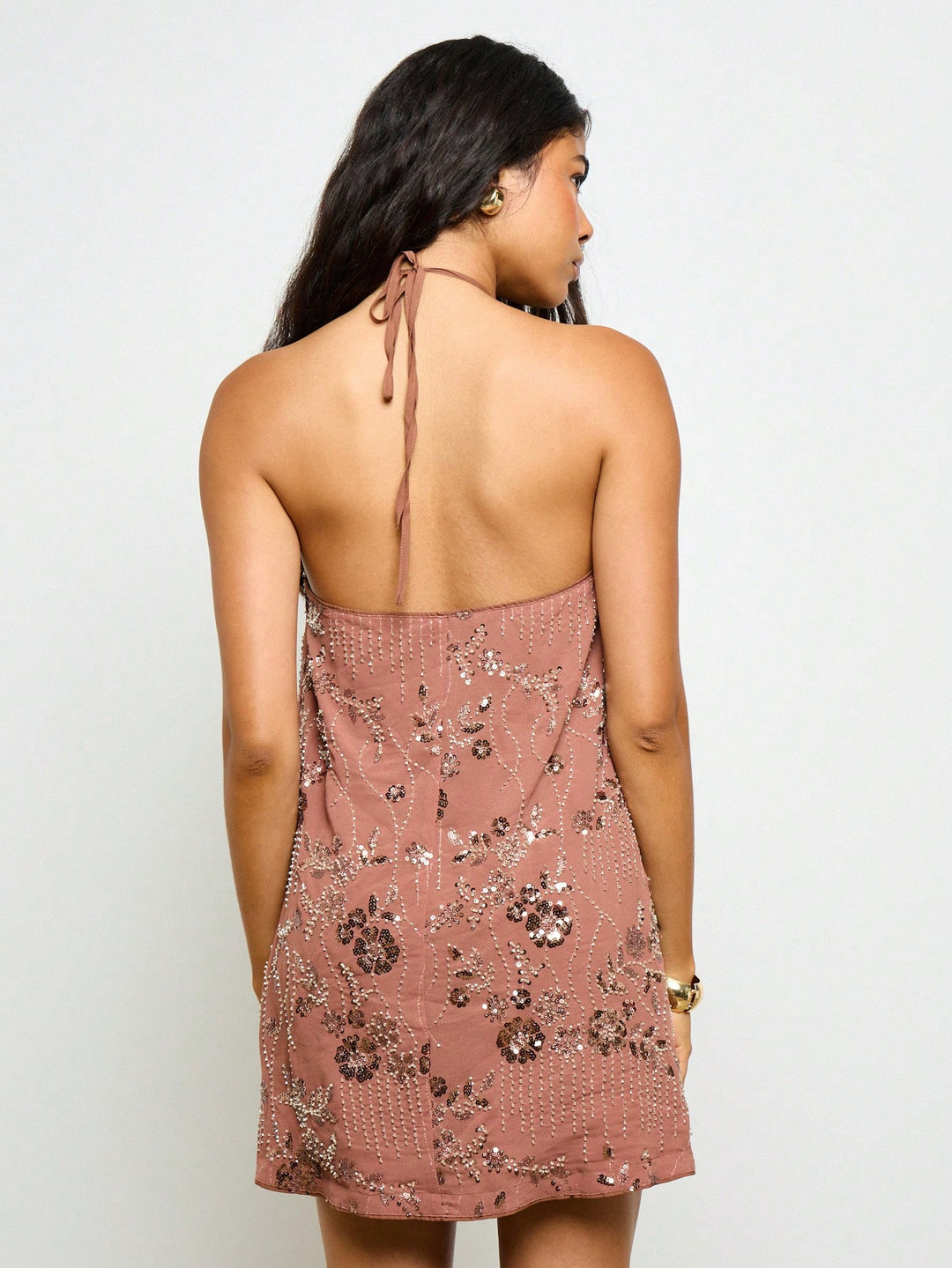 Rochie mini SHEIN, maro