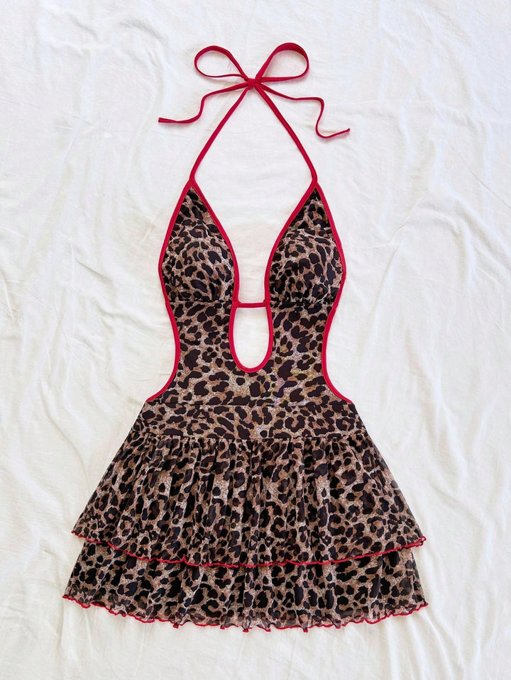 Rochie mini SHEIN, maro
