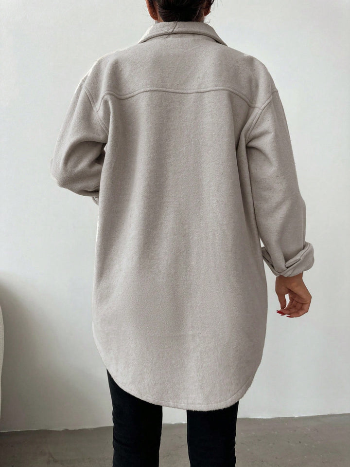 SHEIN bézs ing