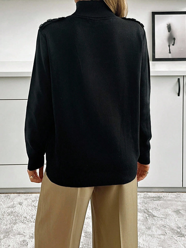 Pulover SHEIN, negru