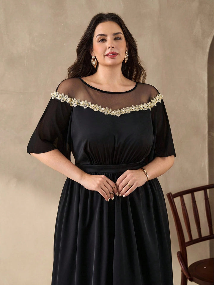 Rochie maxi SHEIN, negru