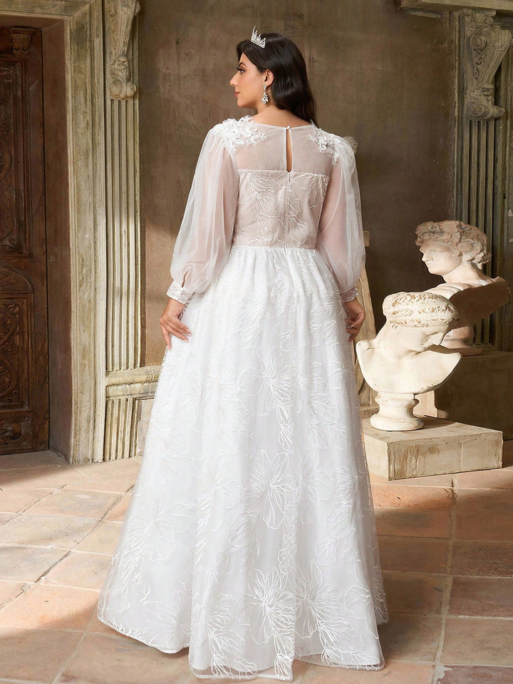 Rochie de mireasă SHEIN, alb