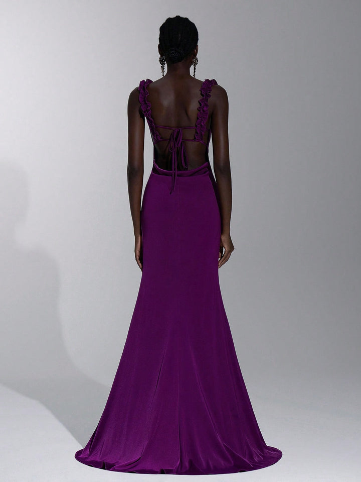 Rochie de ocazie SHEIN, mov