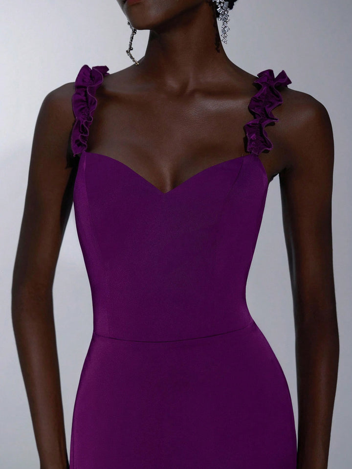 Rochie de ocazie SHEIN, mov